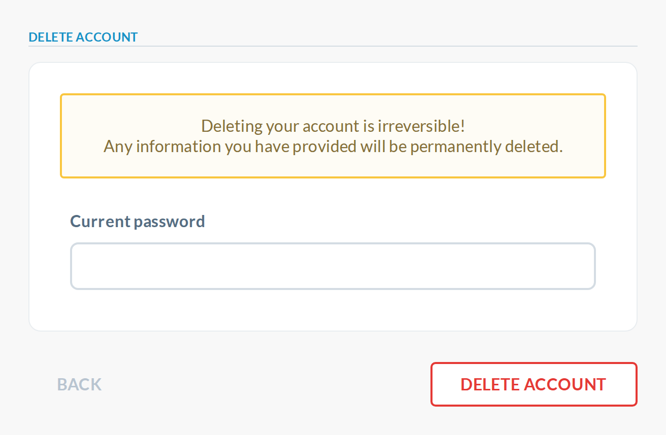 A: the delete warning at 4.74:1, still centred in the yellow frame.