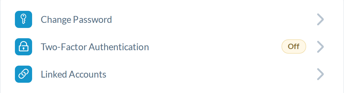 C: Settings shows an 'Off' label (4.6:1) instead of the bare '!'.