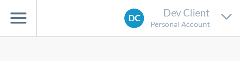 A, closed: the app's own three-line icon in the same 60px cell.